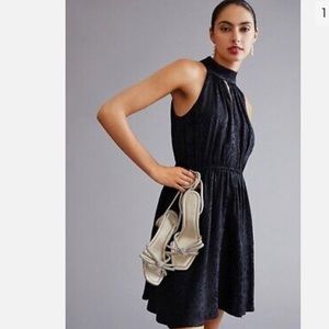 By Anthropologie Mini Halter-Neck dress